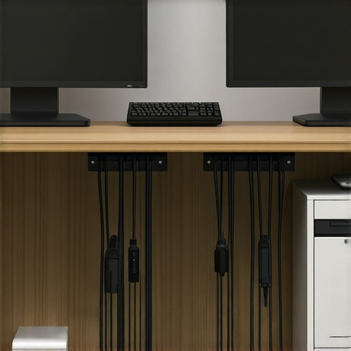 4 Tension Rod Tricks to Hide Every Cable Under Your Desk