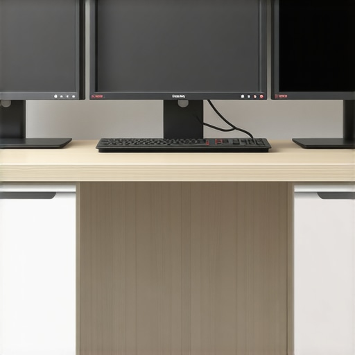 How to Fit a Triple Monitor Setup on a Narrow IKEA Desk