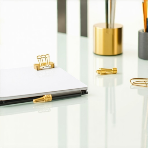 How to Keep Your Desk Accessories From Sliding on a Glass Tabletop