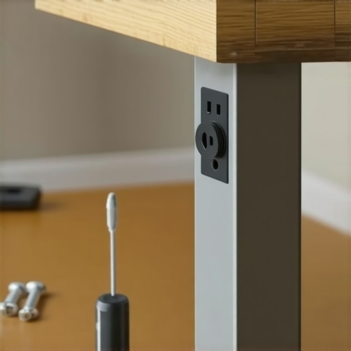 How to Mount a Power Strip to a Metal Desk Leg