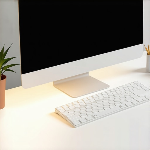 The Best Angle for Your Monitor Light Bar to Avoid Keyboard Glare