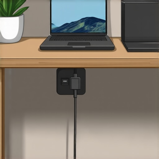 The Best Place to Mount a Power Strip for Easy Desk Access