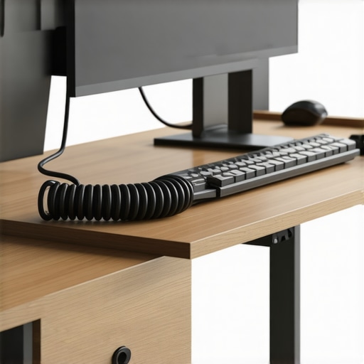 The Coiled Cable Trick for Standing Desks That Never Pulls or Snags