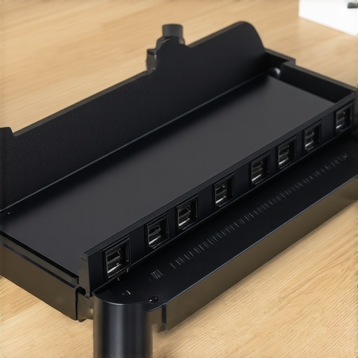 The Under-Desk Tray That Finally Fits Massive Gaming Power Strips