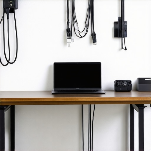 3 Cable Management Hacks for Desks Against a Wall
