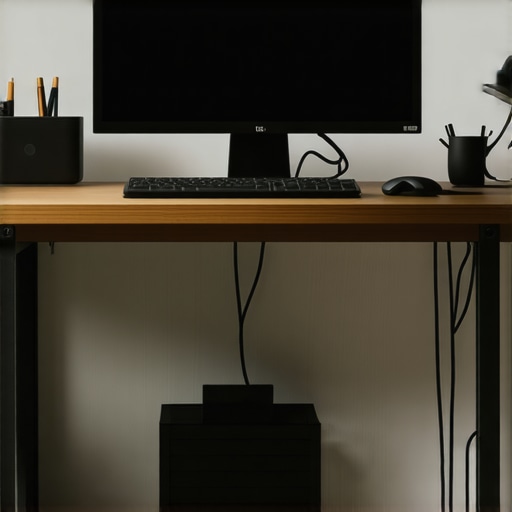 4 Tension Rod Tricks to Hide Every Cable Under Your Desk