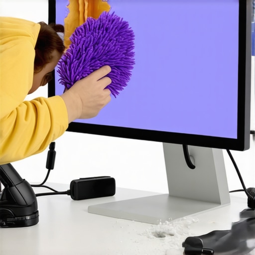 How to Clean Dust From Hard-to-Reach Places Behind Your Monitor