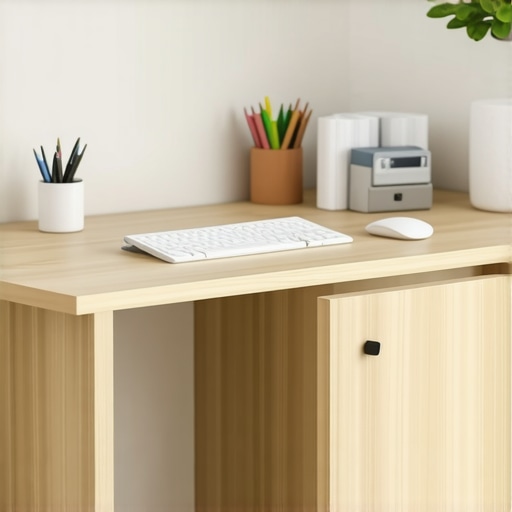 How to Fit a Full-Size Keyboard on a Small Corner Desk