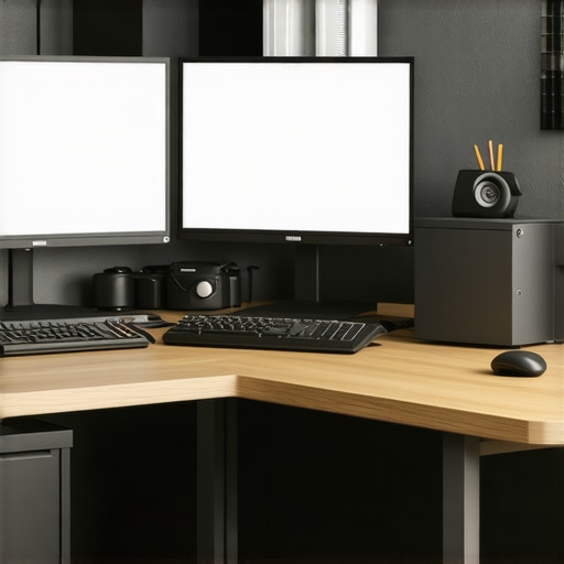 How to Fit a Triple Monitor Setup on a Narrow Desk