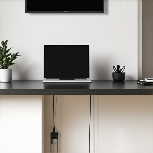 How to Hide Floating Desk Cables Without Looking Messy