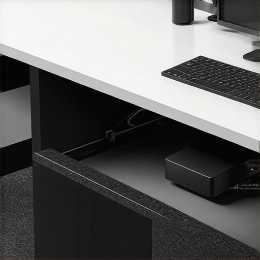 How to Hide Your Docking Station Under the Desk Surface