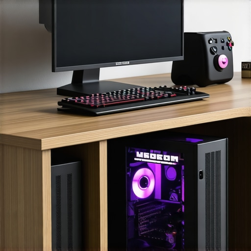 How to hide a massive gaming tower under a small desk