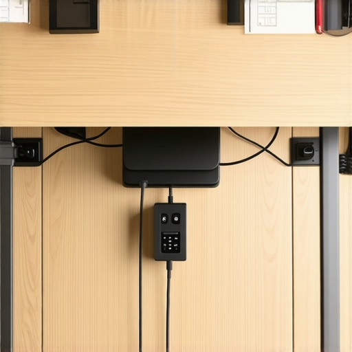 How to mount a surge protector under your desk without a drill