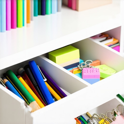 How to organize a shallow desk drawer with simple dividers