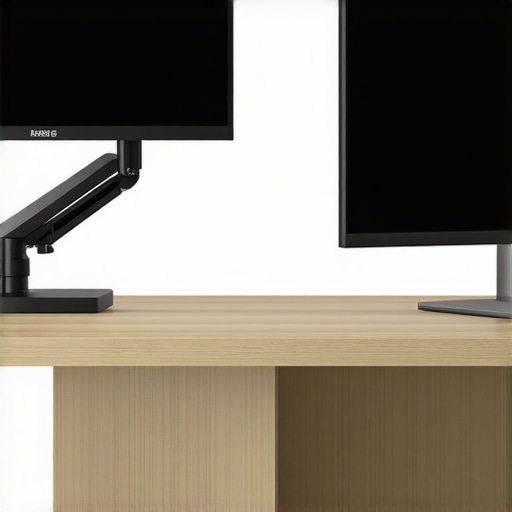 How to safely use a monitor arm on a thin IKEA desk