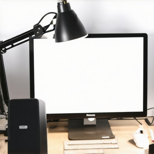 The Best Angle for Your Desk Lamp to Kill Screen Glare