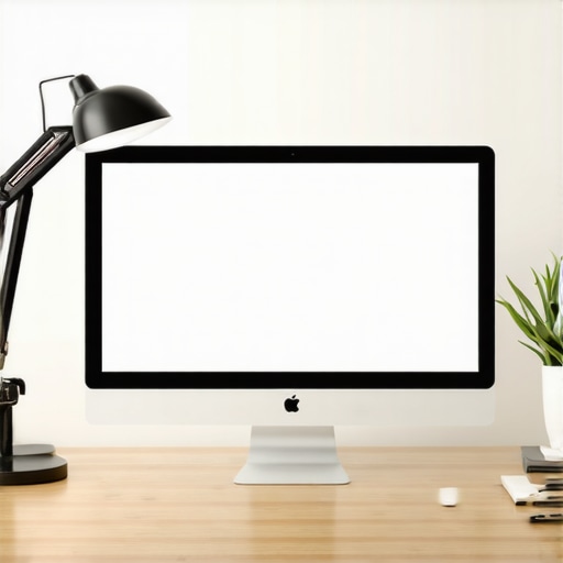 The Best Angle for Your Desk Lamp to Prevent Screen Glare