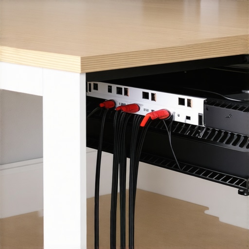 The Best Under-Desk Cable Tray for Thick Extension Cords