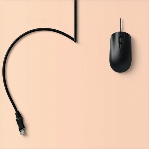 The Best Way to Handle a Mouse Cable That Drags