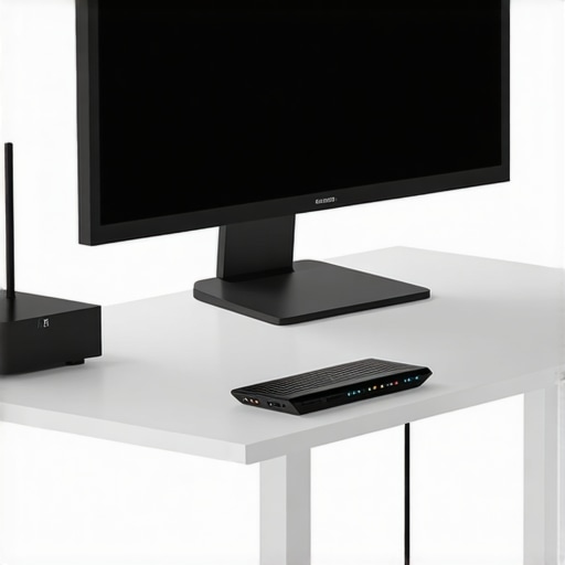 The Best Way to Hide Your Router Behind Your Monitor