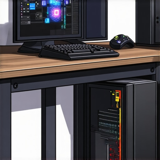 The Best Way to Hide a Massive Gaming PC Under a Small Desk