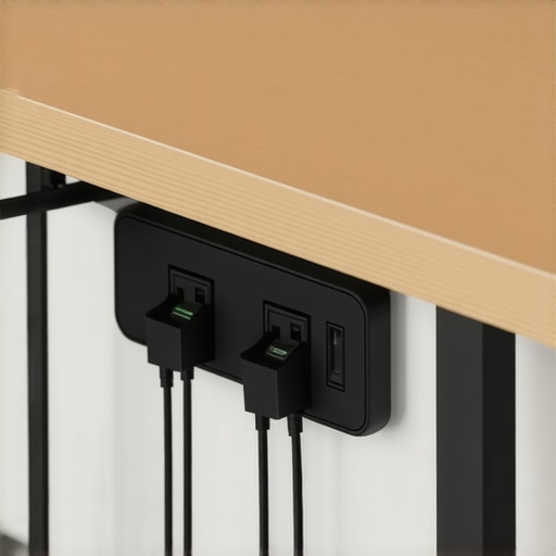 The Best Way to Mount a Power Strip to the Bottom of Your Desk