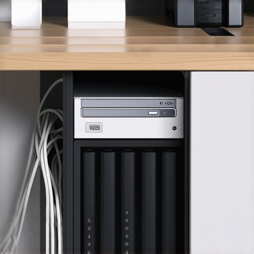 The Best Way to Store External Hard Drives Under Your Desk