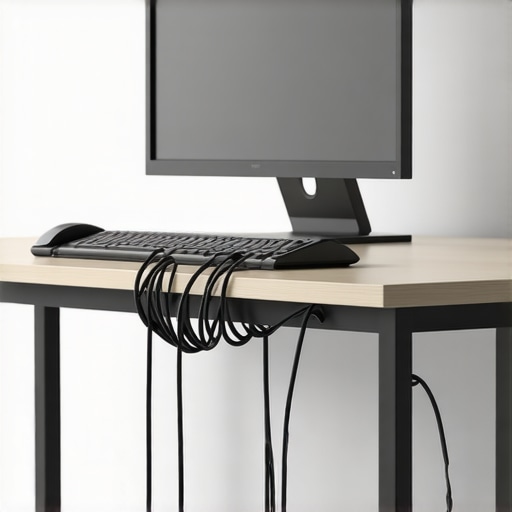 The Coiled Cable Trick for Standing Desks That Never Snags