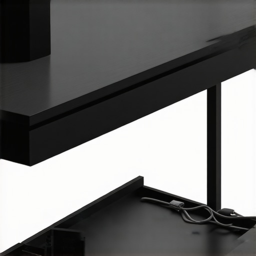 The Secret to Hiding Laptop Power Bricks Under a Floating Desk
