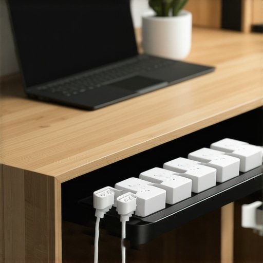 The Under-Desk Tray That Finally Fits Massive Power Strips