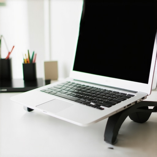 The Vertical Laptop Stand That Actually Saves Desk Space