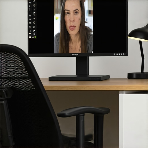 The best desk lamp position for professional video calls