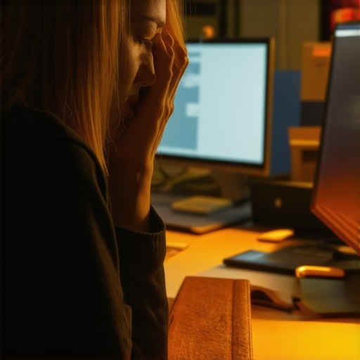 Why your eyes burn at the end of the work day