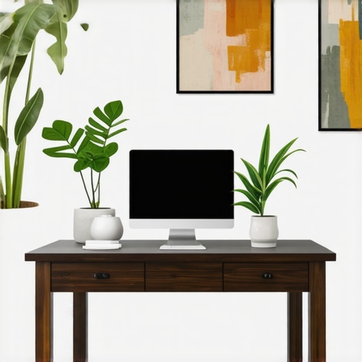 3 Ways to Style a Dark Wood Desk Without Making the Room Look Small