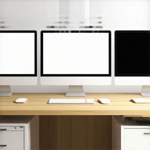 How to Achieve a Clean Desk Look While Using Three Monitors