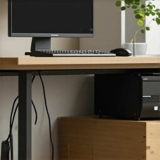 How to Hide Your Desktop PC Under Your Desk Safely