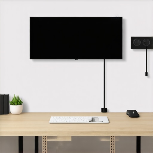 How to Route Cables Behind a Floating Desk