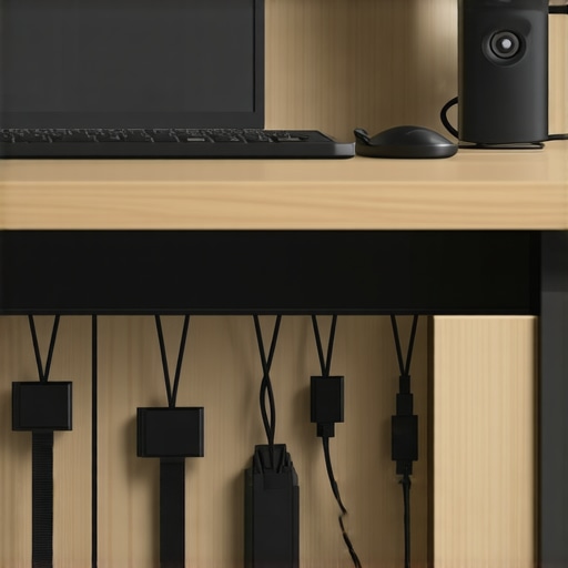 How to Secure Your Cables Under a Desk Without Using Permanent Glue