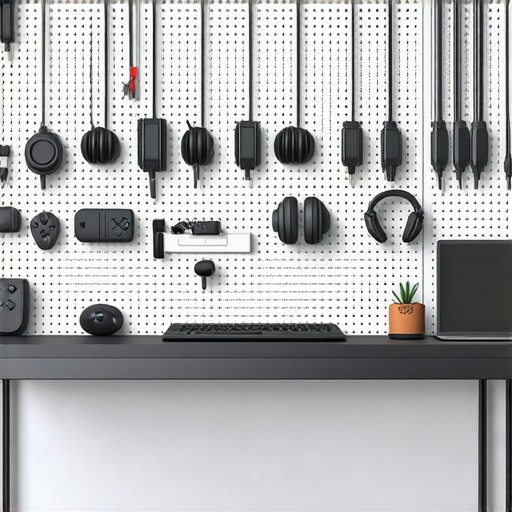 How to Use a Pegboard for Tech Gear Without Looking Messy
