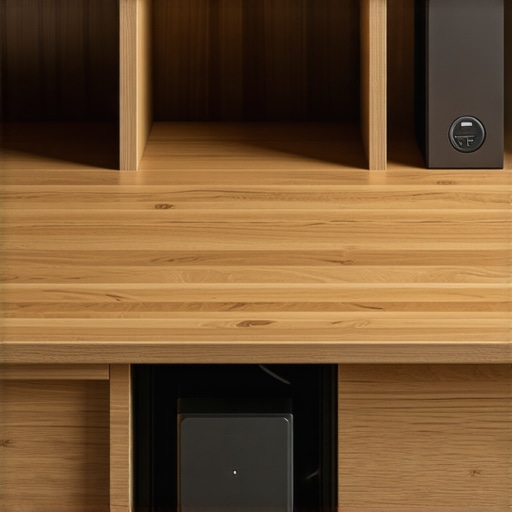 How to hide a massive power brick under a minimalist desk