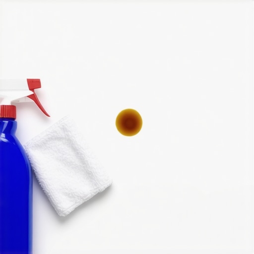 How to remove coffee stains from a white desk surface safely