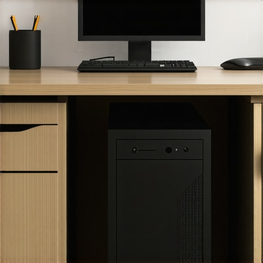 The Best Way to Hide Your PC Tower Under a Standing Desk