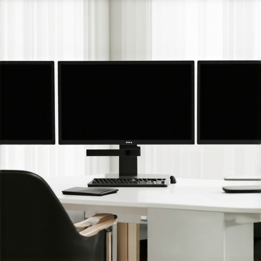 The Most Stable Way to Mount Three Monitors on One Desk