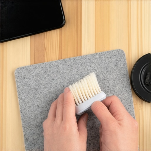 The Only Way to Clean a Felt Desk Pad Without Ruining the Texture