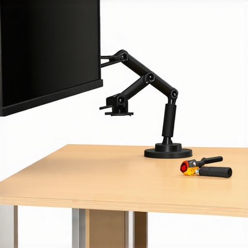 The Only Way to Fix a Wobbly Monitor Arm on a Particle Board Desk