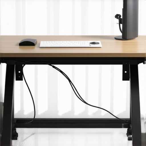 The Secret to Routing Cables for a Standing Desk Without Any Tension