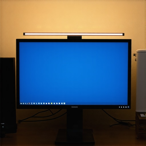 Why your monitor light bar causes annoying screen reflections