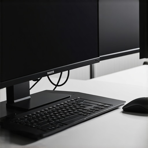 Close-up of a high-performance USB-C dock connecting multiple monitors in a modern workspace.