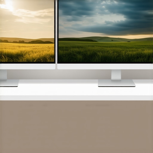 How to Align Dual Monitors Without Any Visible Gaps