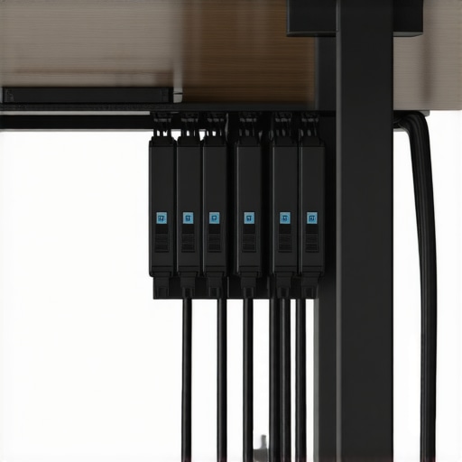 How to Cable Manage a Standing Desk with Multiple Power Bricks